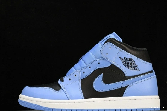 Rep EP Mid  DQ8426-401 DQ8426-401 Black 1 Blue University Jordan  0314